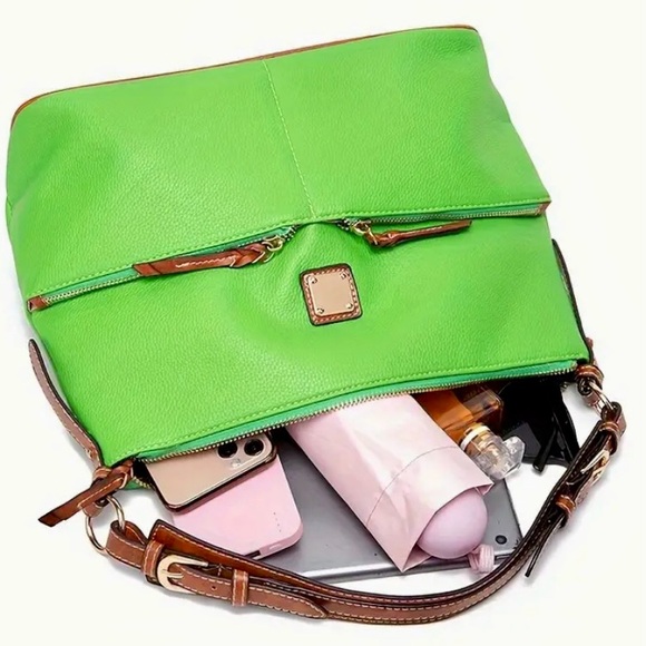 NWOT~ Gorgeous brightly colored Tote/ Shoulder/ Handbag, Multi Pocket Bag - Picture 2 of 8